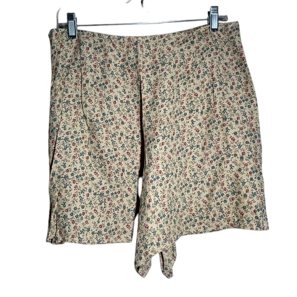 Vintage 90's Skort Skirt Short 14 XL Floral Cottage Core 1990's Express - Picture 3 of 5